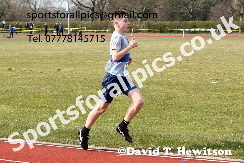 3000 metres, 2021 NECAA Open Graded Meeting, Morpeth. Photo: David T. Hewitson/Sports for All Pics
